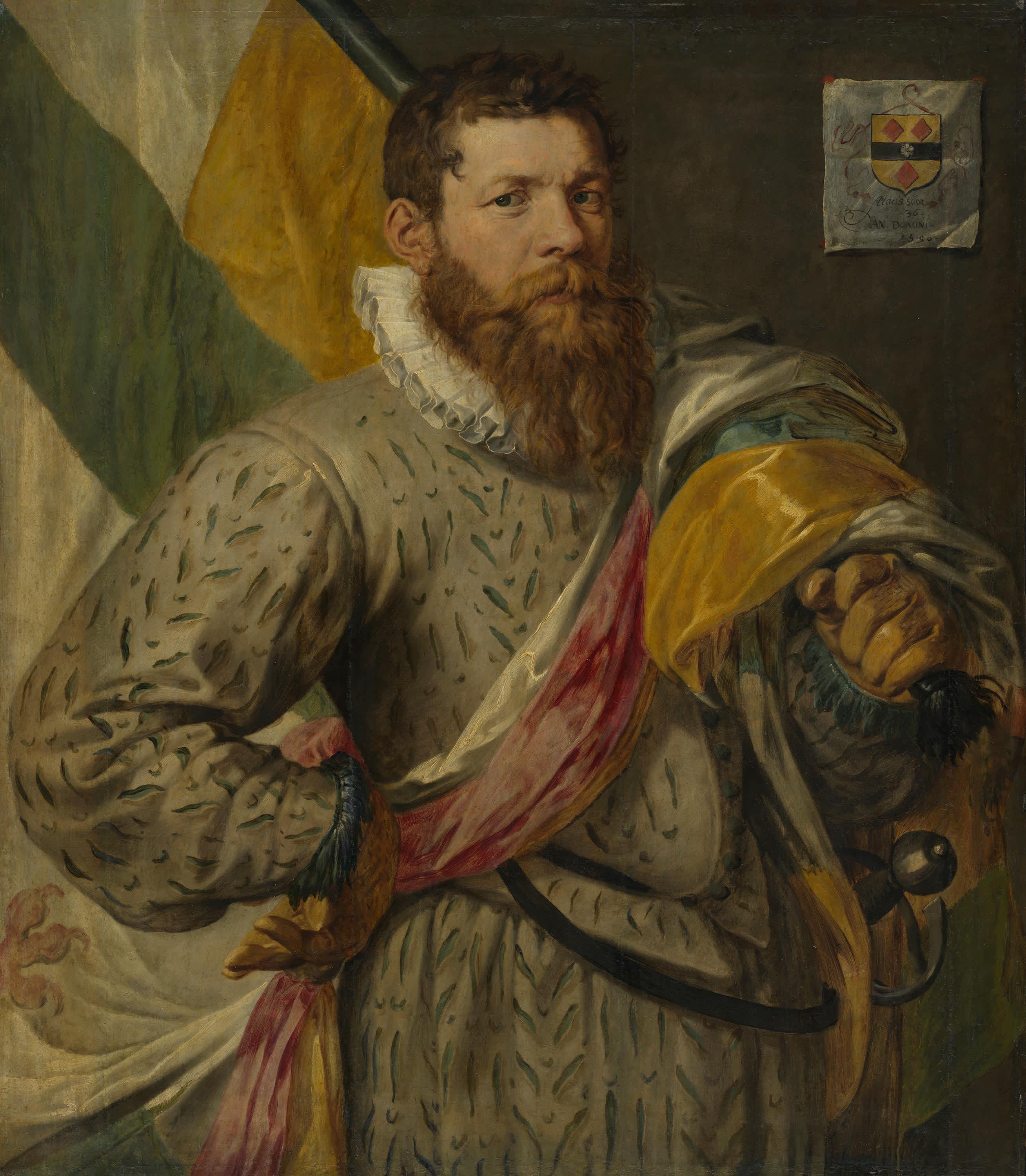 Bildnis des Hendrick Jansz. Spijcker, gen. de Veer, als Fähnrich