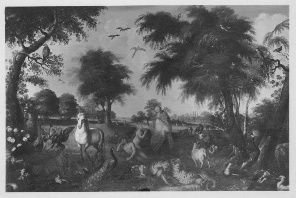 Das Paradies (Erschaffung der Eva)