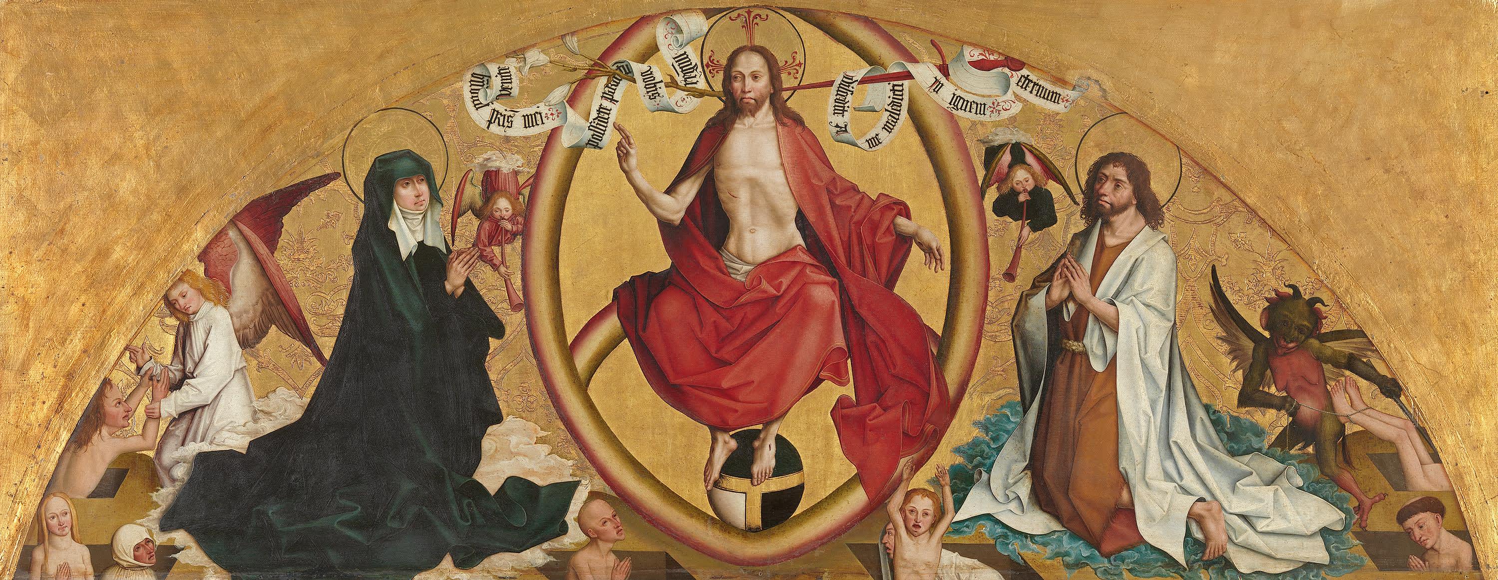 Jüngstes Gericht mit Maria und Johannes d. T.