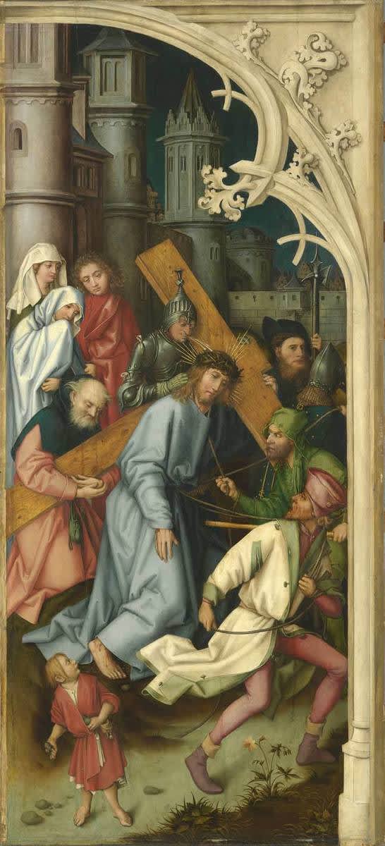 Kaisheimer Altar: Kreuztragung Christi