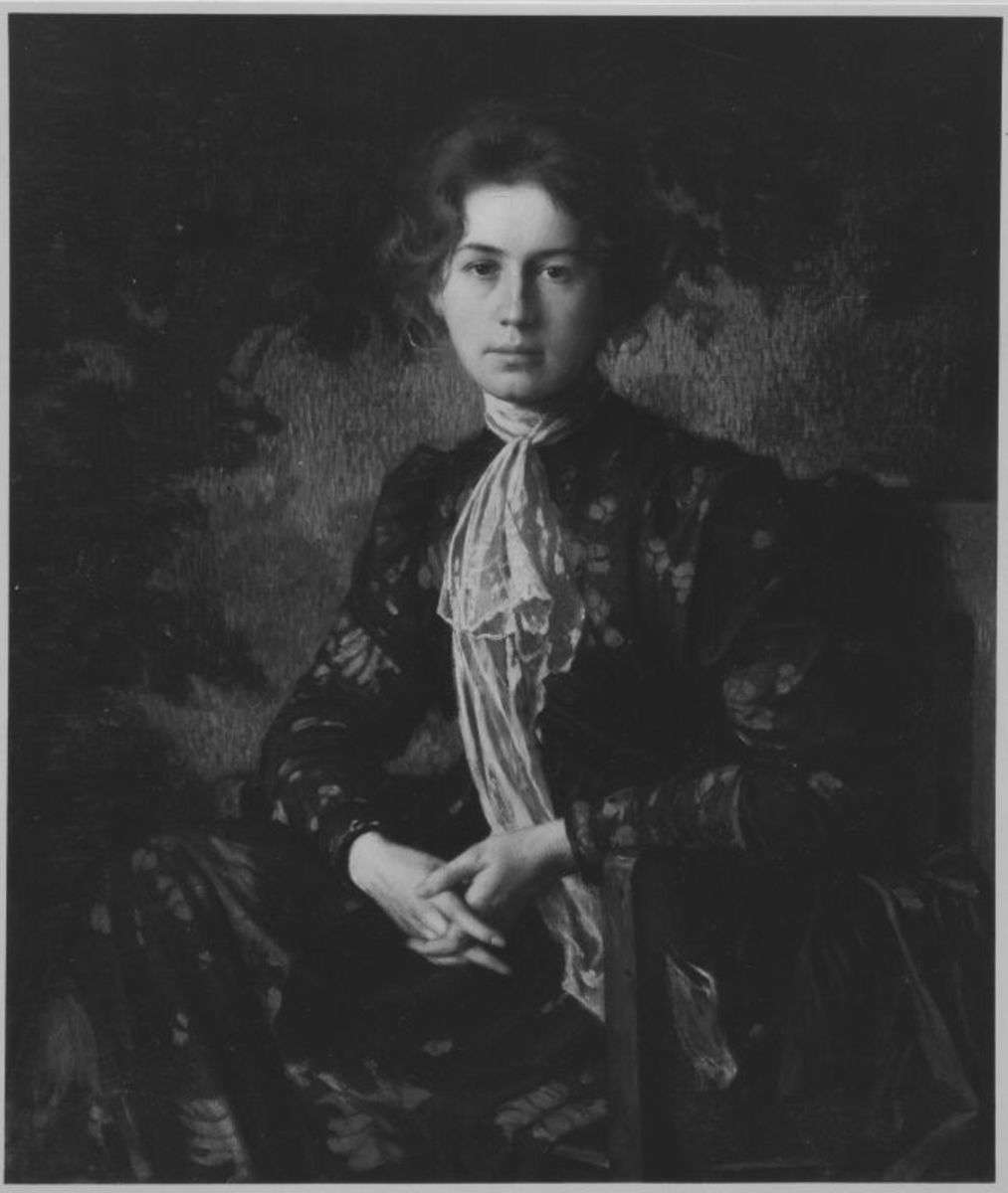 Rosa Blos, die Frau des Künstlers