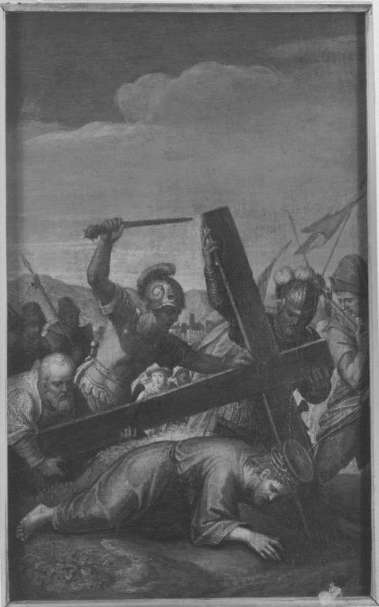 Christus fällt unter dem Kreuz