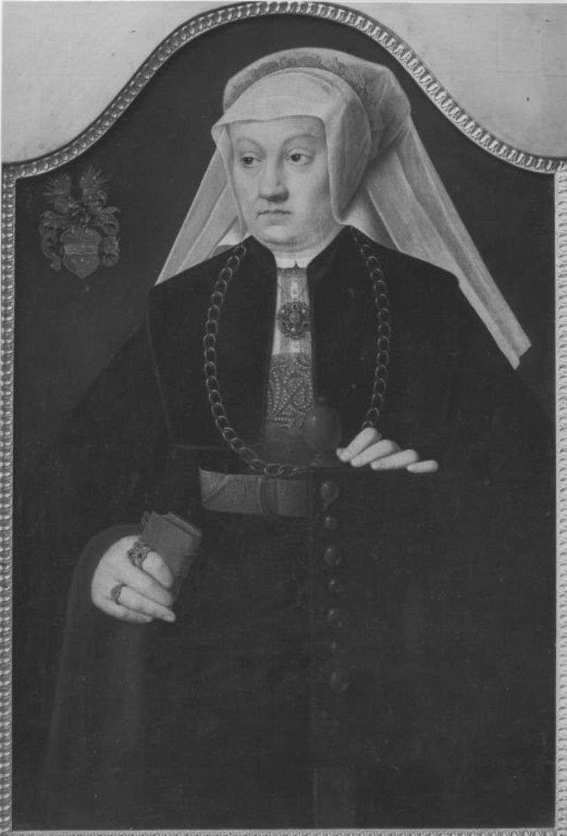 Bildnis einer Mutter mit Tochter (übermalt)