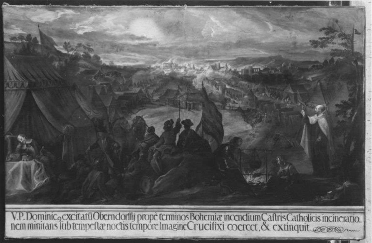 Pater Dominicus bannt den Brand in Oberndorf