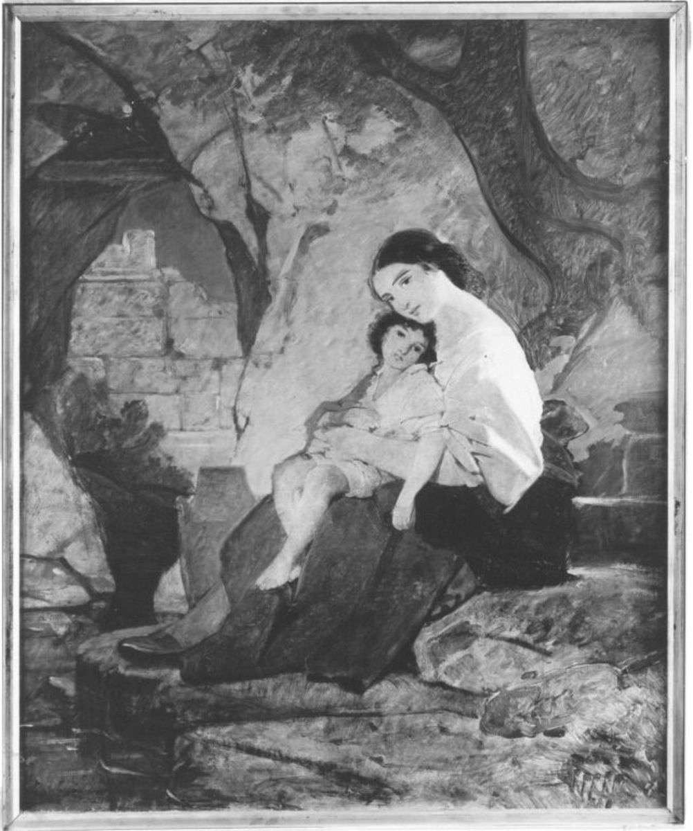 Italienerin mit ihrem Kind