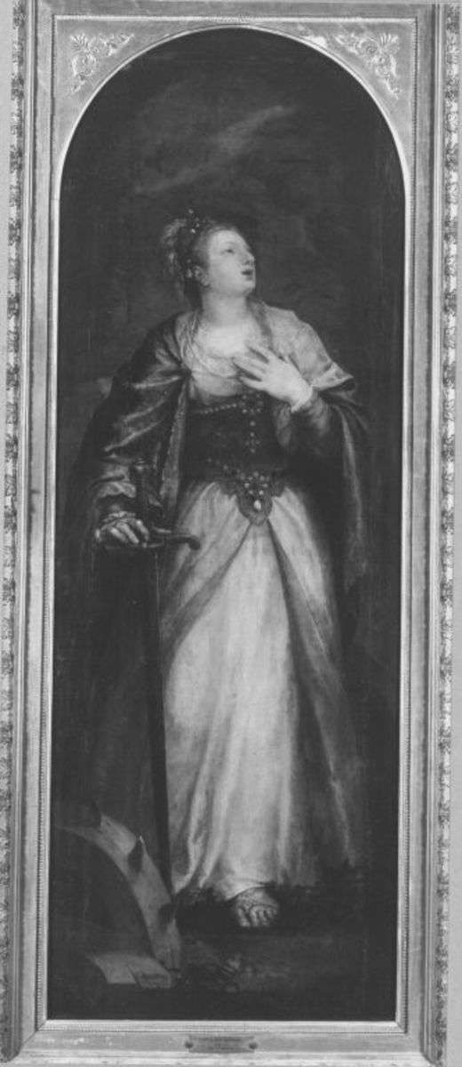 Marienaltar: Hl. Katharina
Rückseite: Maria der Verkündigung