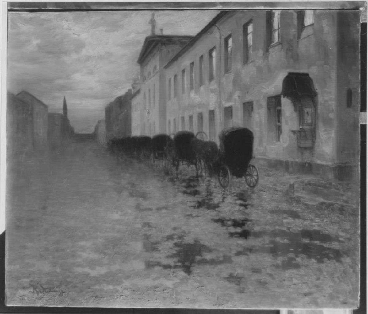 Vor dem Auseinanderfahren