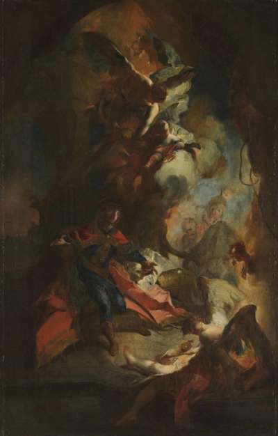 Die Überbringung der Königskrone an den hl. Stephan von Ungarn