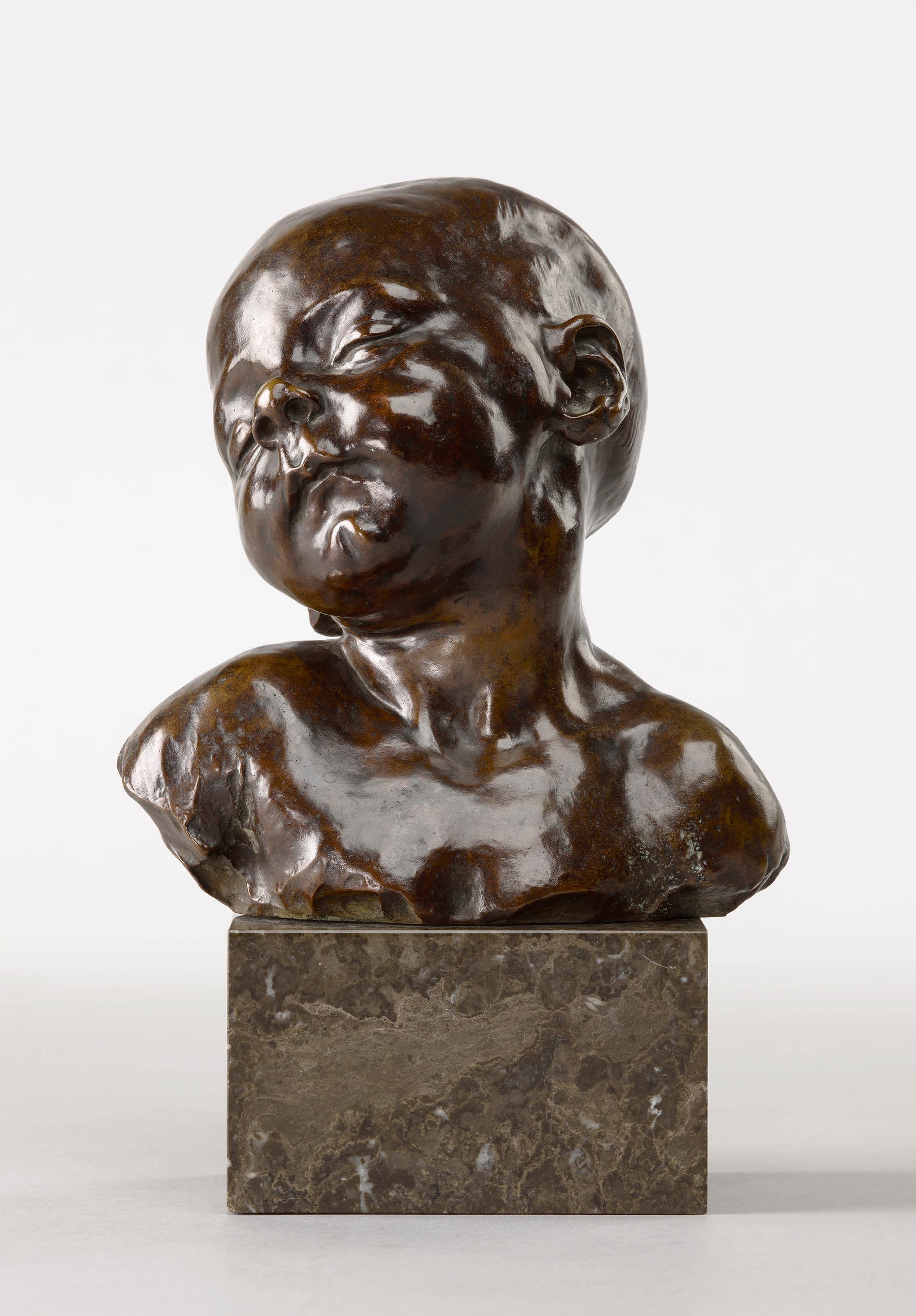 Büste eines schlafenden Kindes ("Bébé endormie")