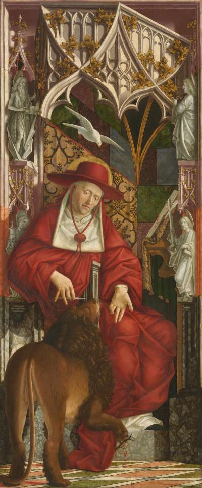 Kirchenväteraltar: Hl. Hieronymus