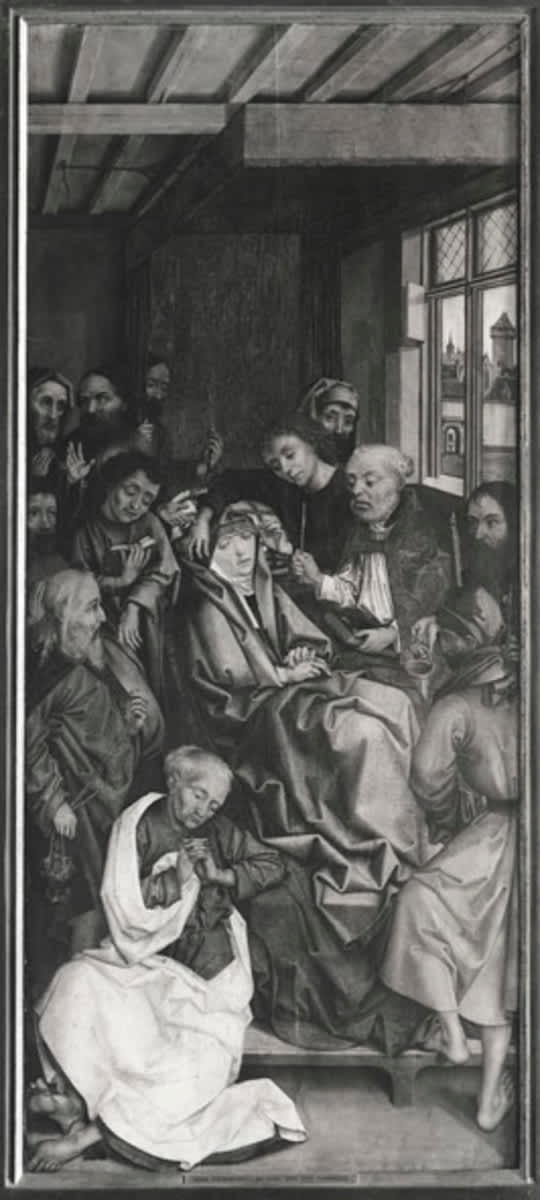 Apostelaltar: Tod Mariae