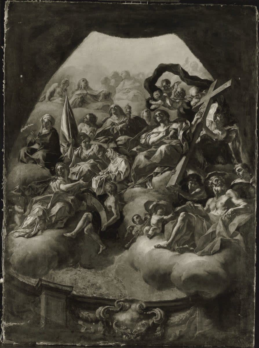 Heiligenhimmel (Ölskizze)