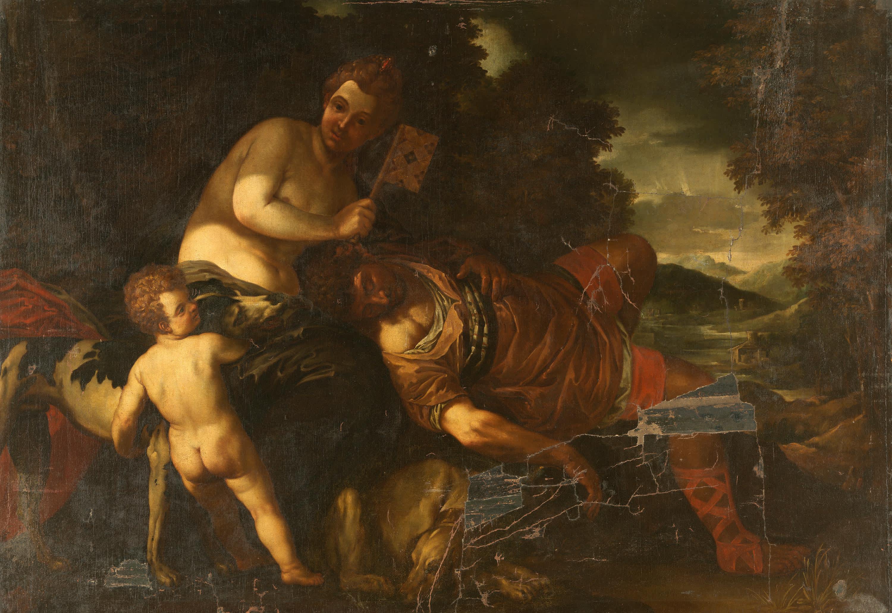 Venus mit dem schlafenden Adonis