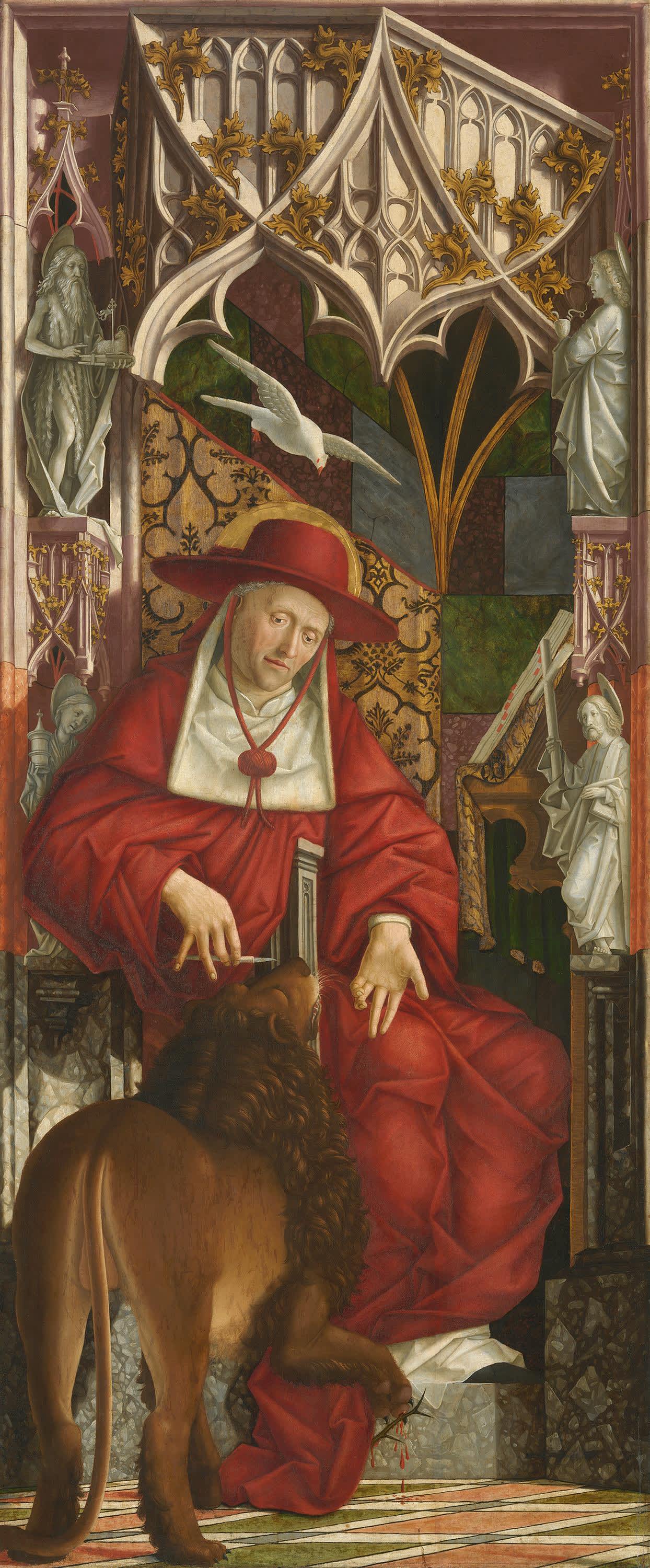 Kirchenväteraltar: Hl. Hieronymus