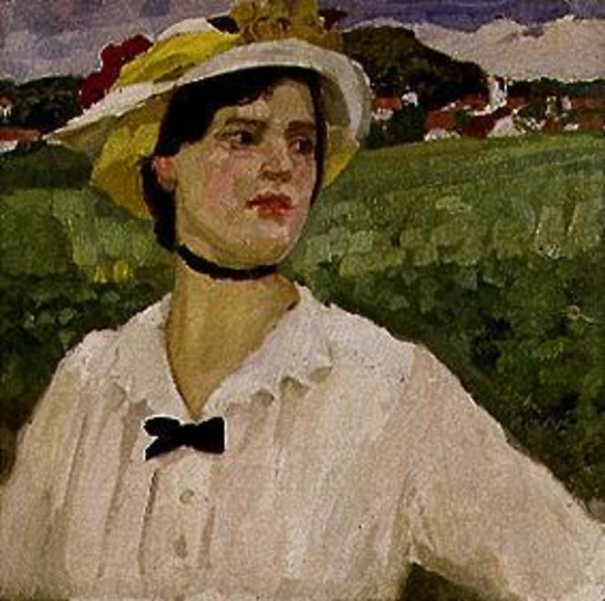 Mädchen mit Hut bei Wessling