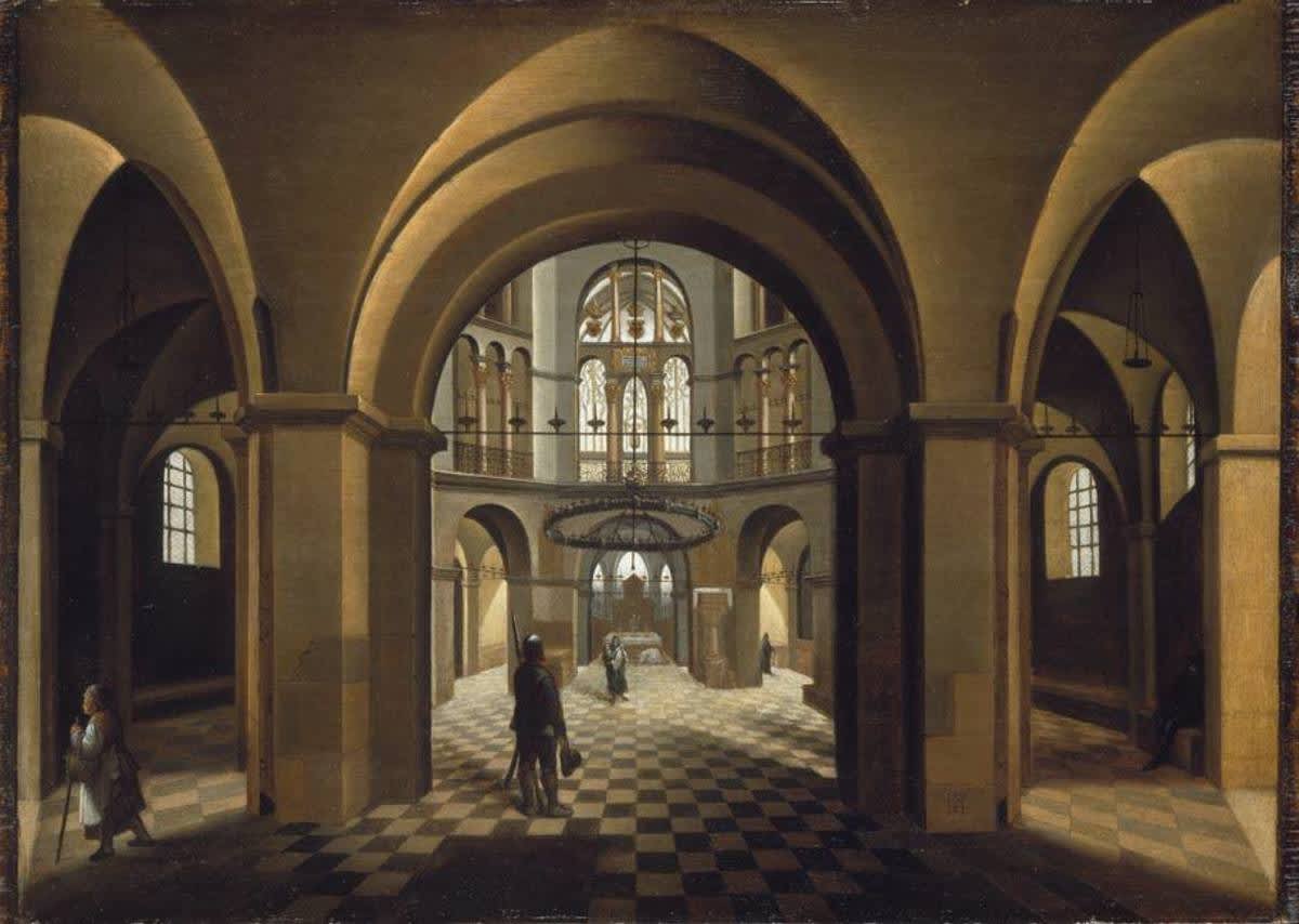 Inneres des Aachener Domes