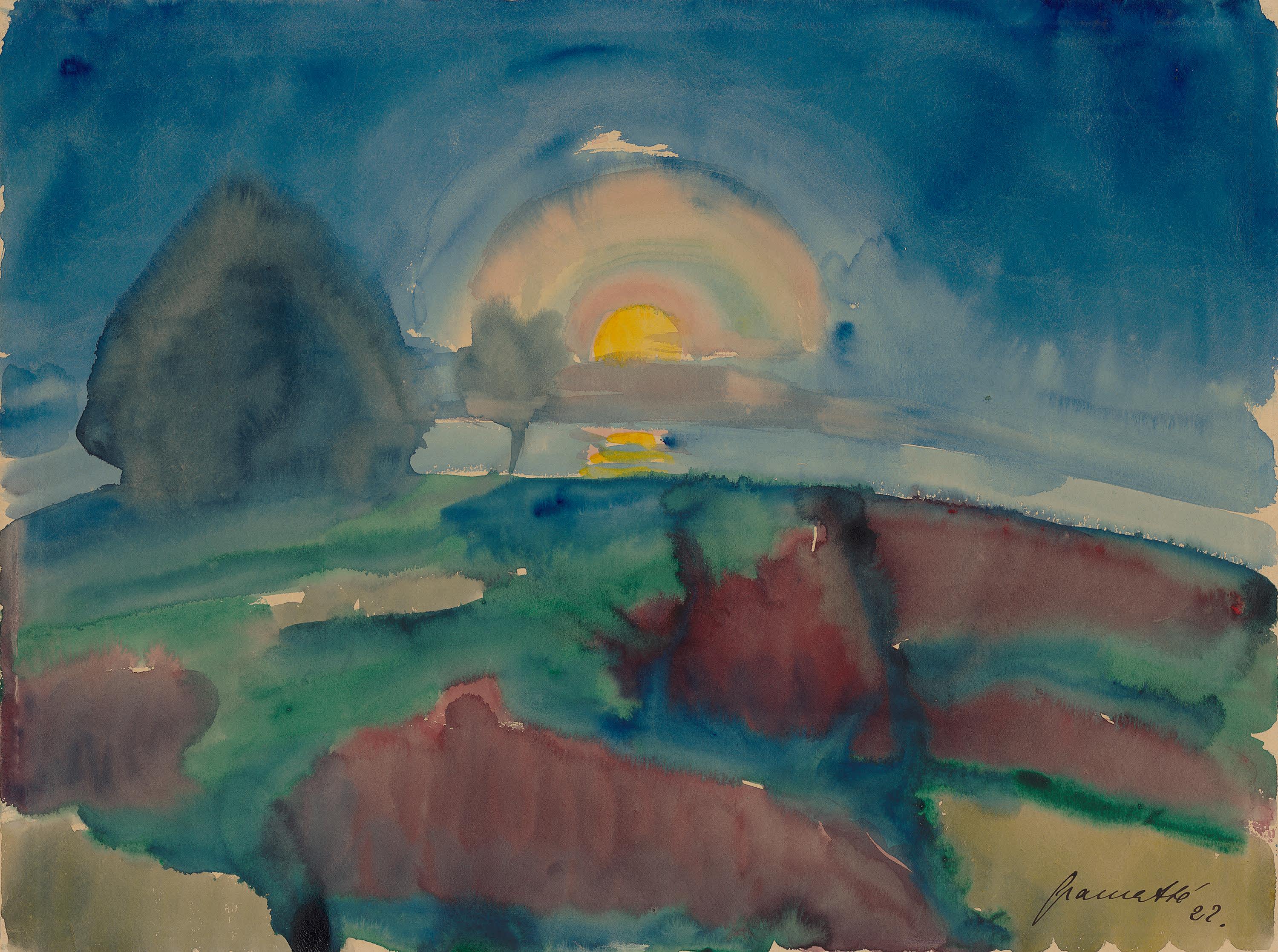 Mondaufgang (auf Hiddensee)