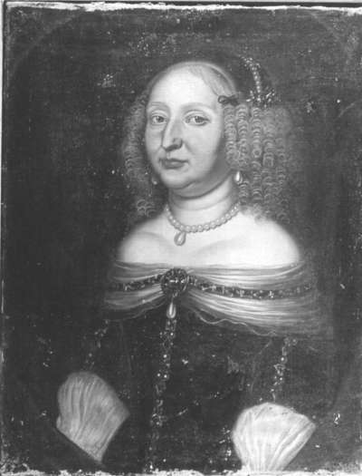 Bildnis der Sophie Eleonore von Sachsen, Landgräfin von Hessen-Darmstadt, Gemahlin des Landgrafen Georg II. (1609-1671)