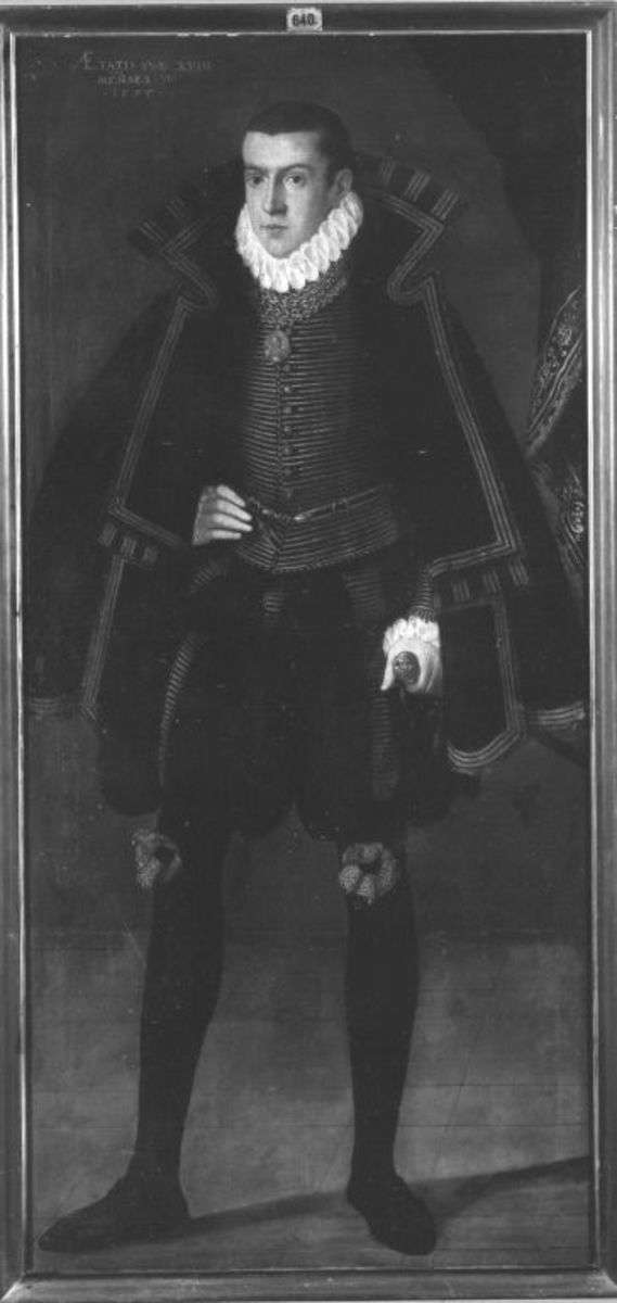 Bildnis des Pfalzgrafen Friedrich von Zweibrücken-Veldenz-Parkstein im Alter von 18 Jahren