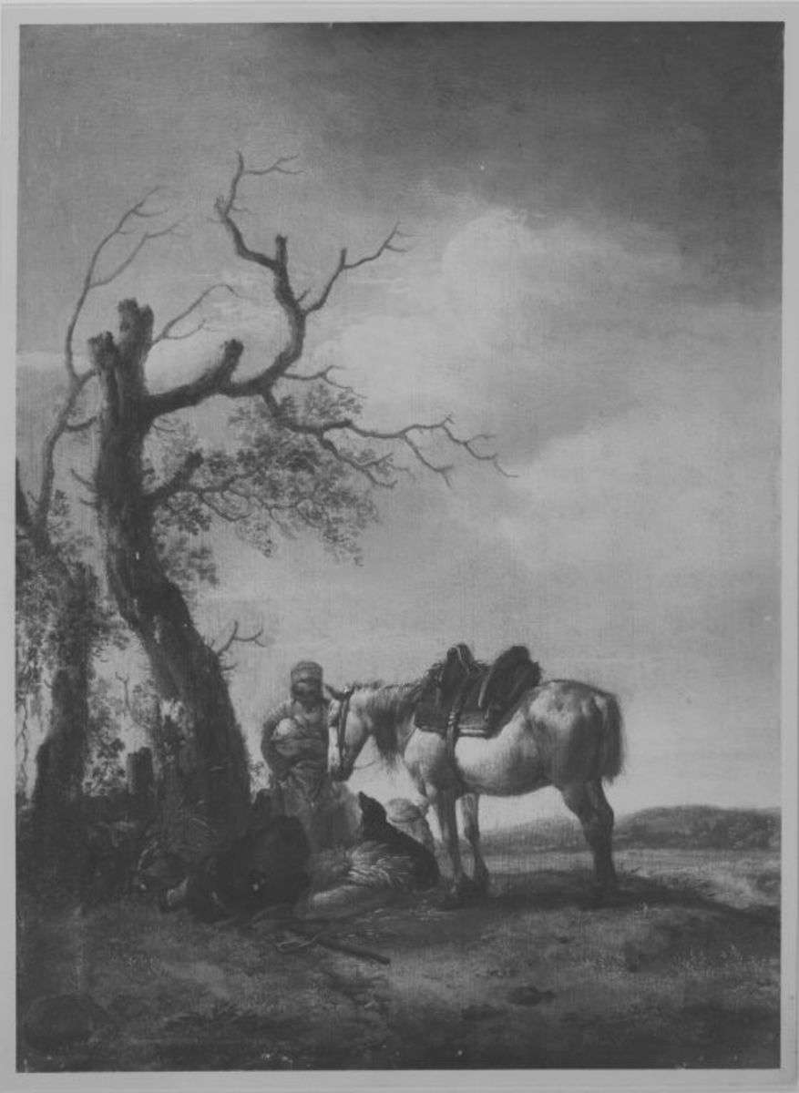 Bauernfamilie auf der Rast