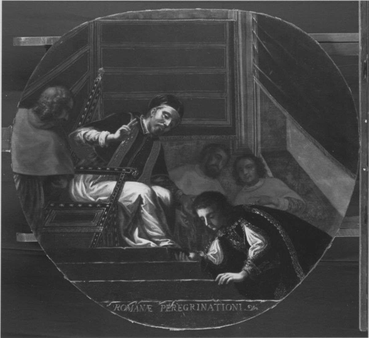 Kurfürst Maximilian I. vor Papst Clemens VIII. in Rom