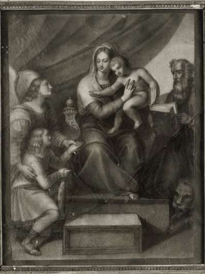 Madonna mit dem Fisch (anonyme Kopie nach dem Gemälde Raffaels)