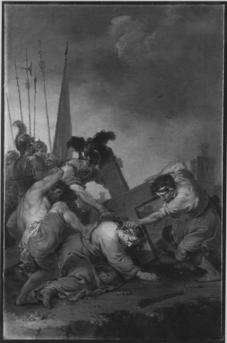 Christus fällt zum zweiten Mal unter dem Kreuz