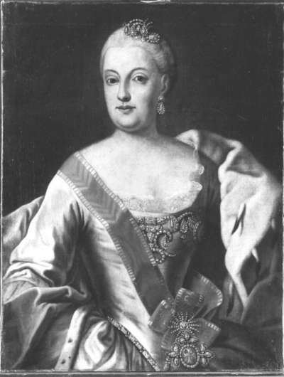 Bildnis der Maria Anna, Gemahlin des Kurfürsten Maximilian III. Joseph von Bayern