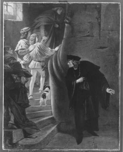 Die Gefangennahme der Söhne Edwards IV. im Tower zu London