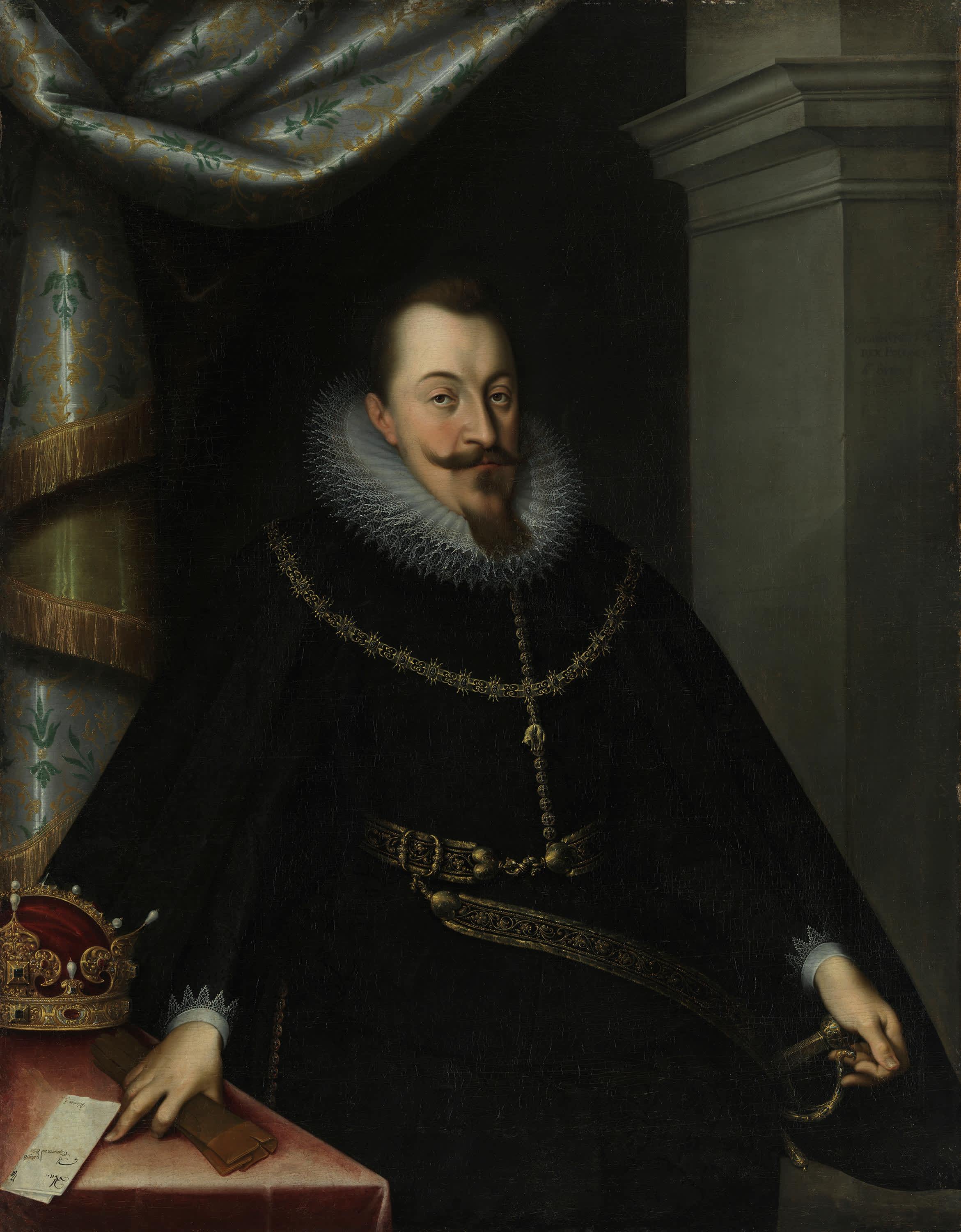 Bildnis des Königs Sigismund III. Vasa von Polen und Schweden