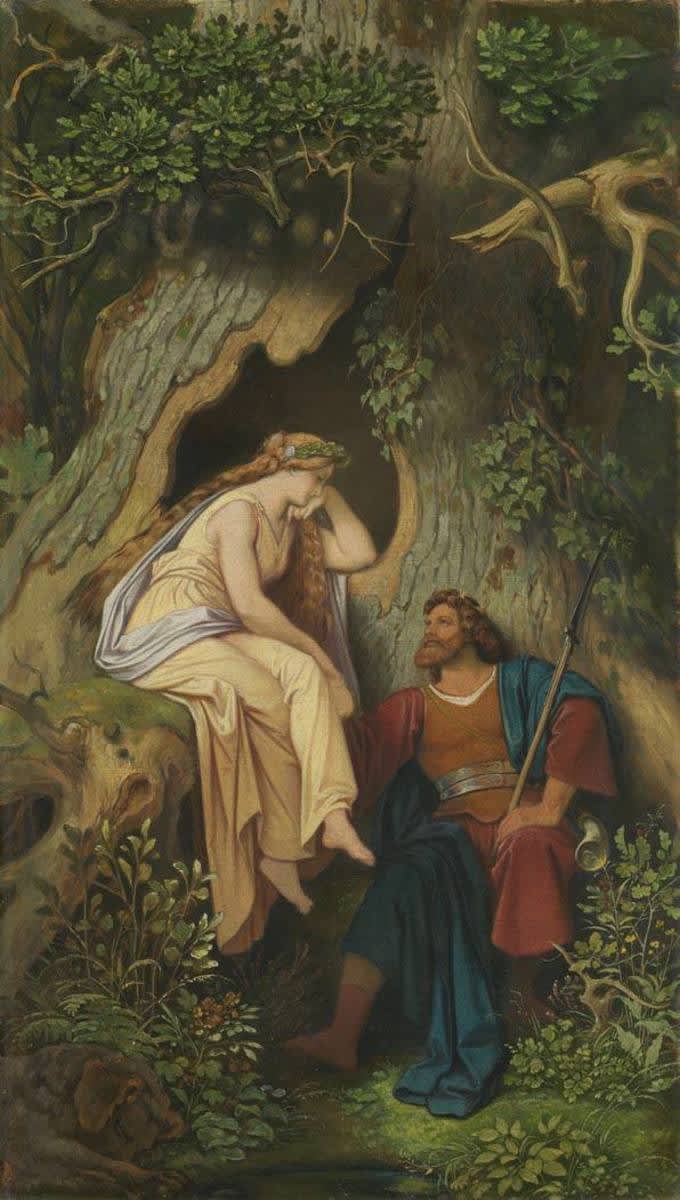König Krokus und die Waldnymphe