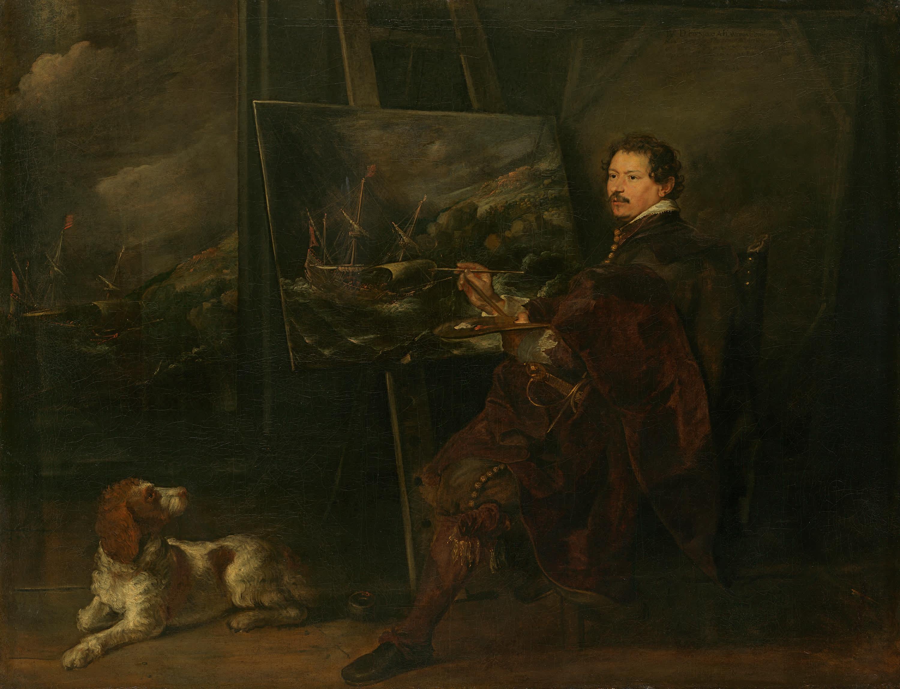 Bildnis des Marinemalers Andries van Aertvelt (Eertvelt)