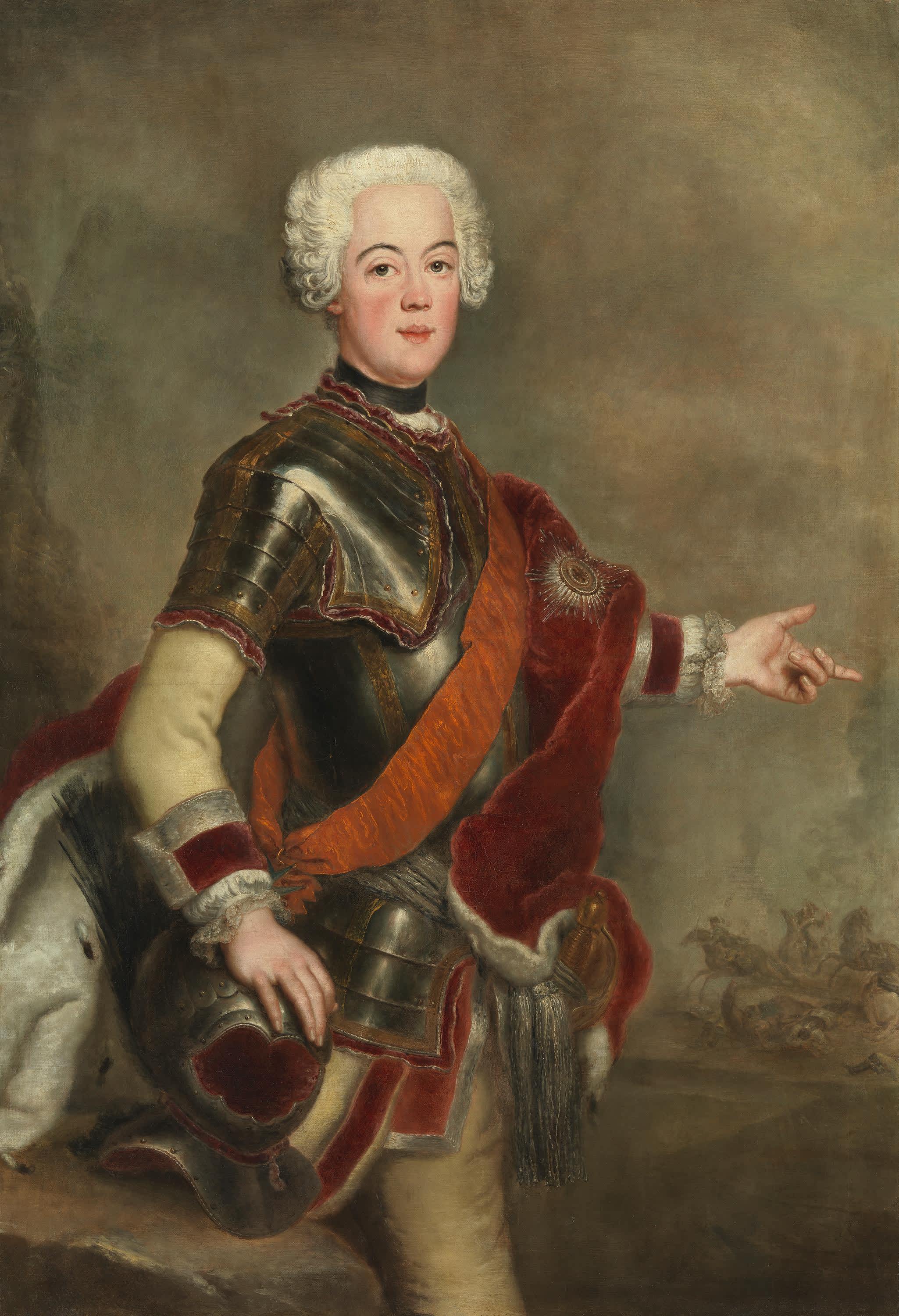 Bildnis des Prinzen August Wilhelm von Preußen, Bruder Friedrichs des Großen