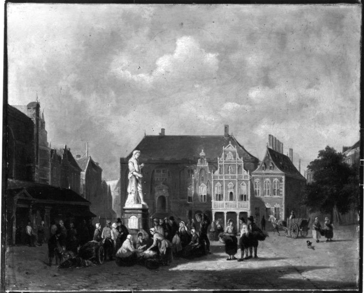 Der Marktplatz in Haarlem