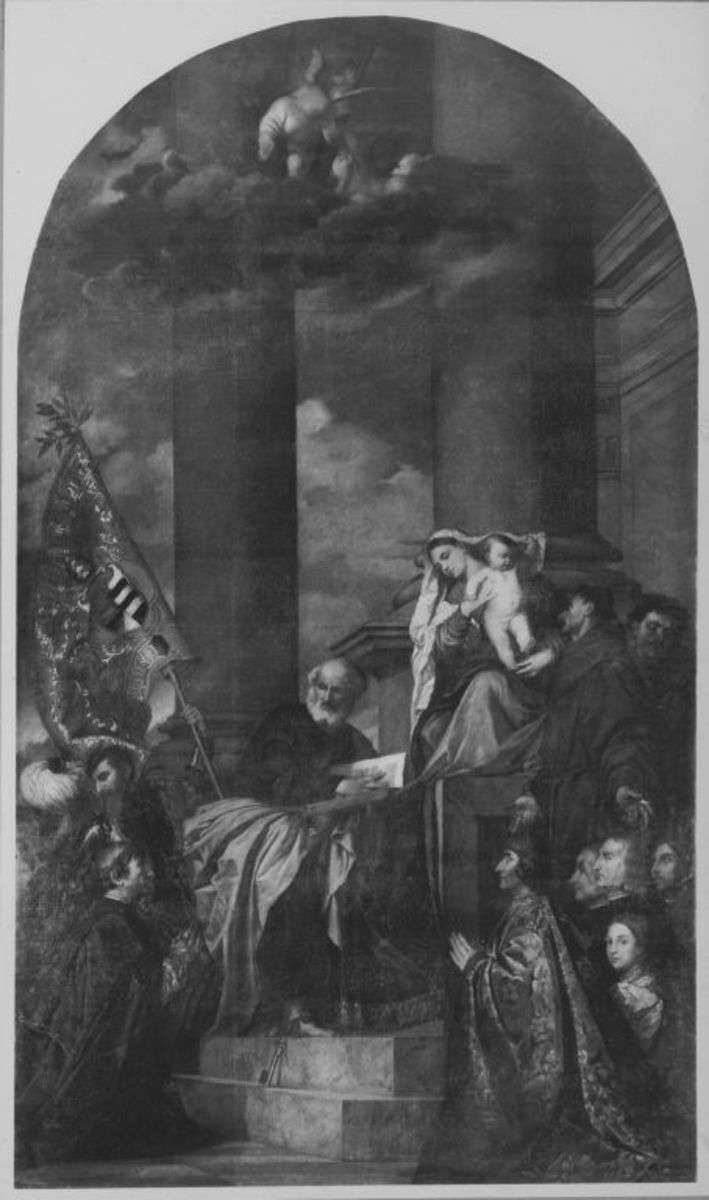 Die Madonna des Hauses Pesaro (nach Tizian)