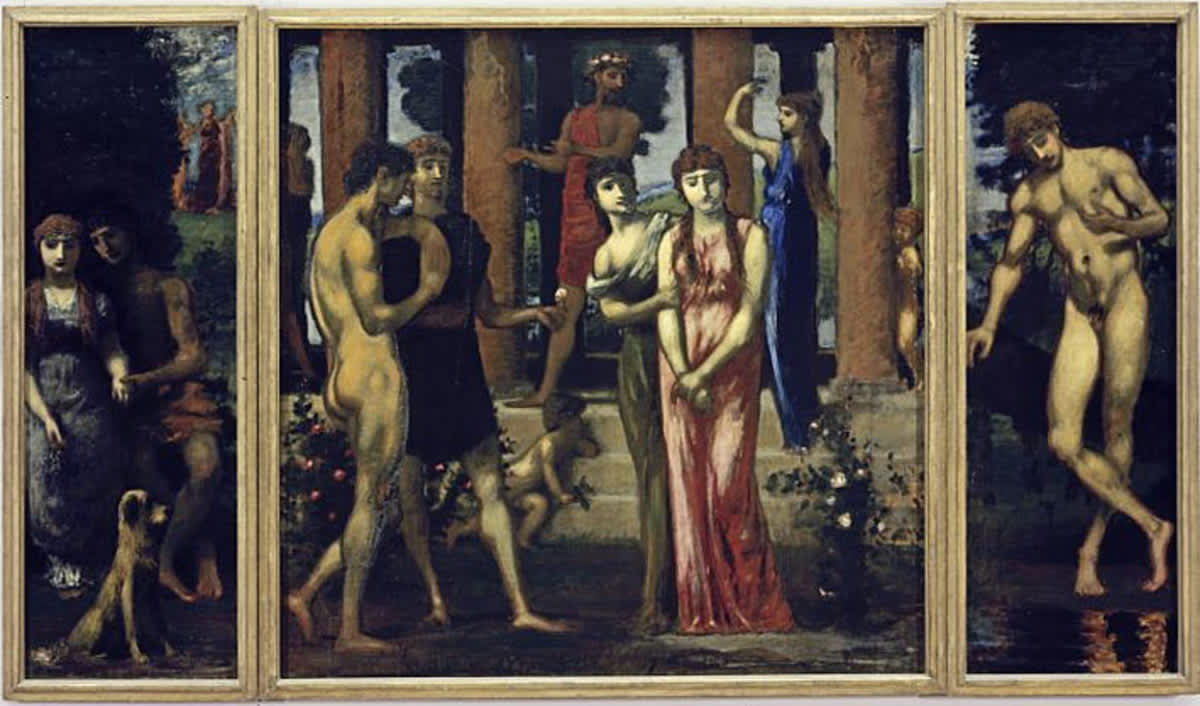 Die Werbung ("Das Liebespaar", "Die Hochzeit", "Narziss")