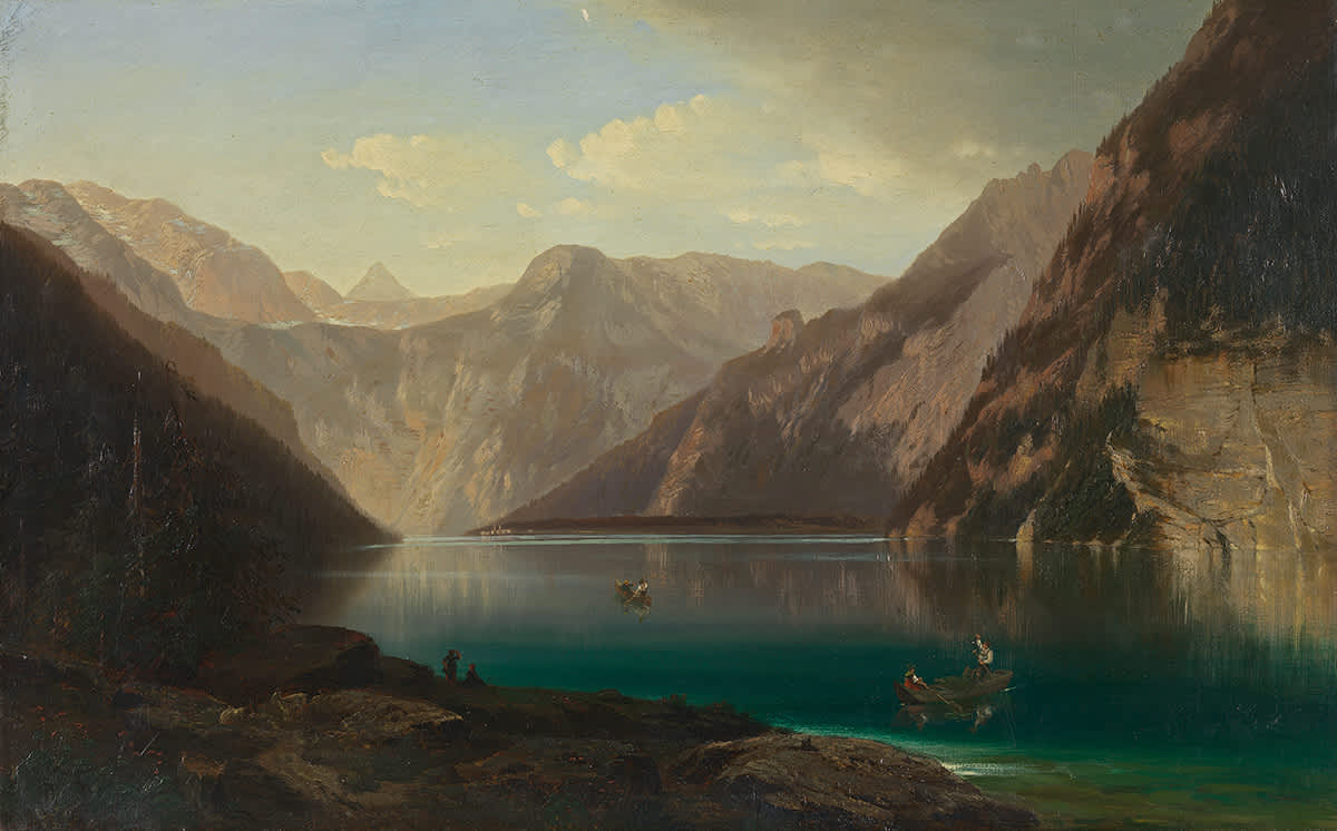 Der Königssee vom Malerwinkel aus