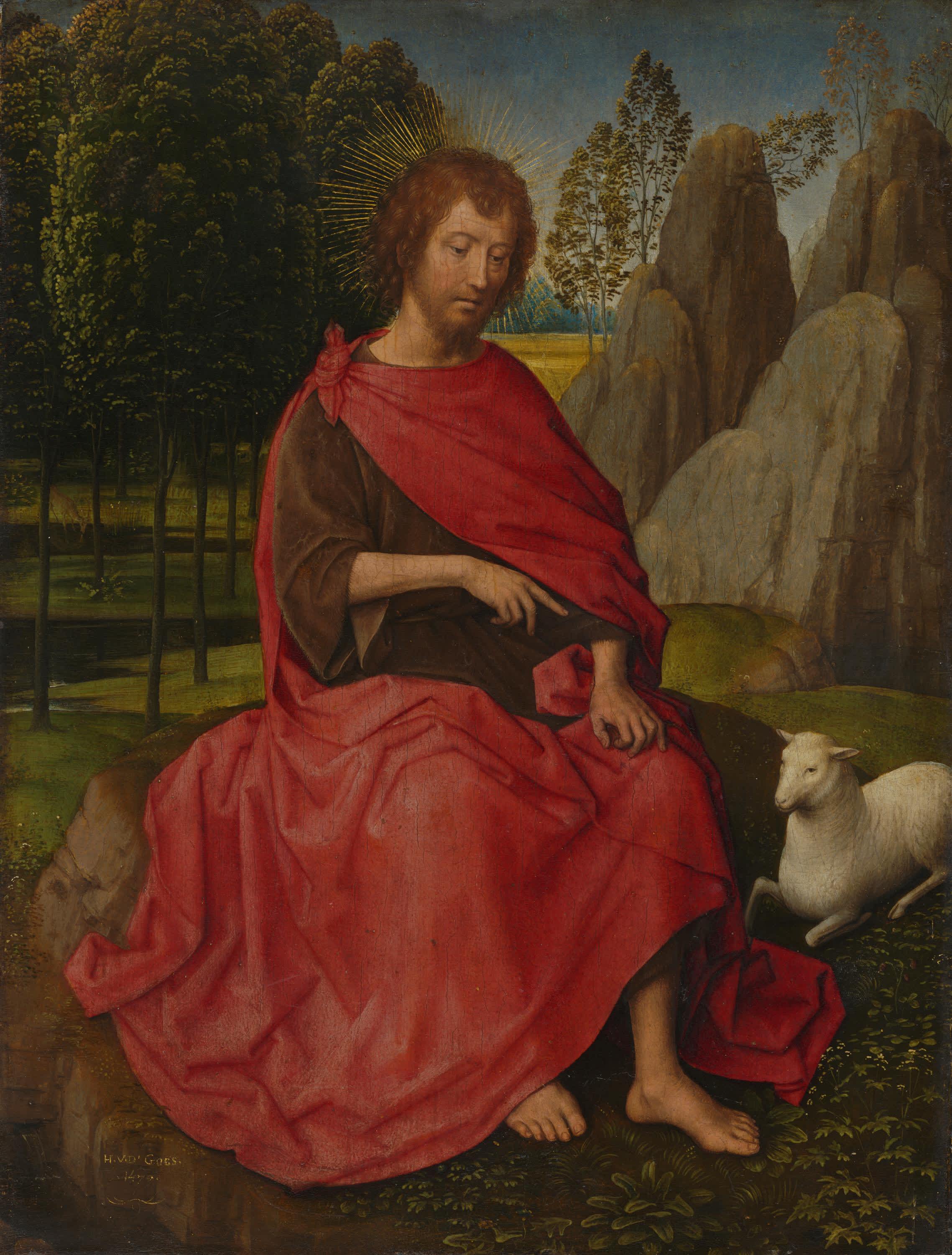 Johannes der Täufer
(Rückseite: Totenkopf)