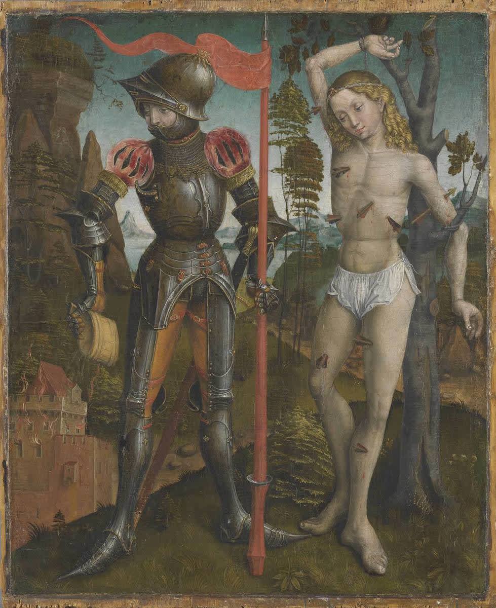 Die hll. Florian und Sebastian