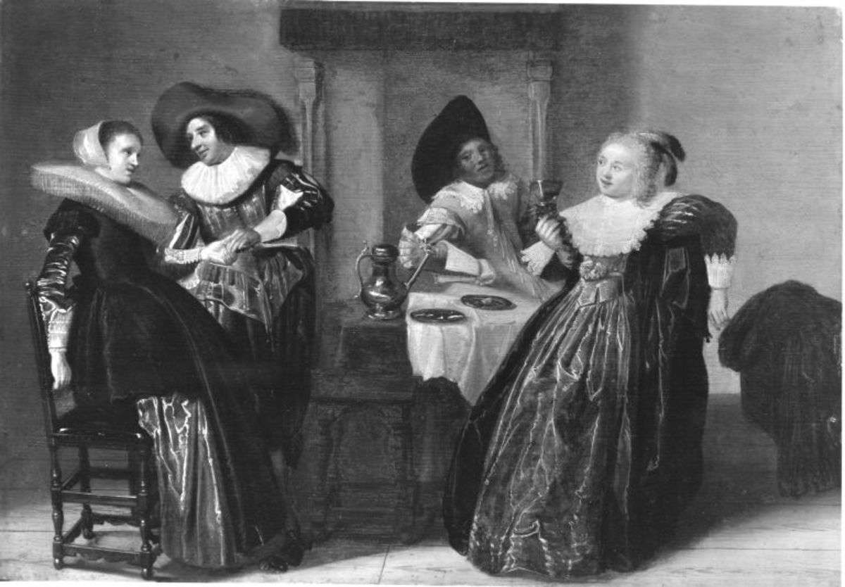 Zwei gesellige Paare