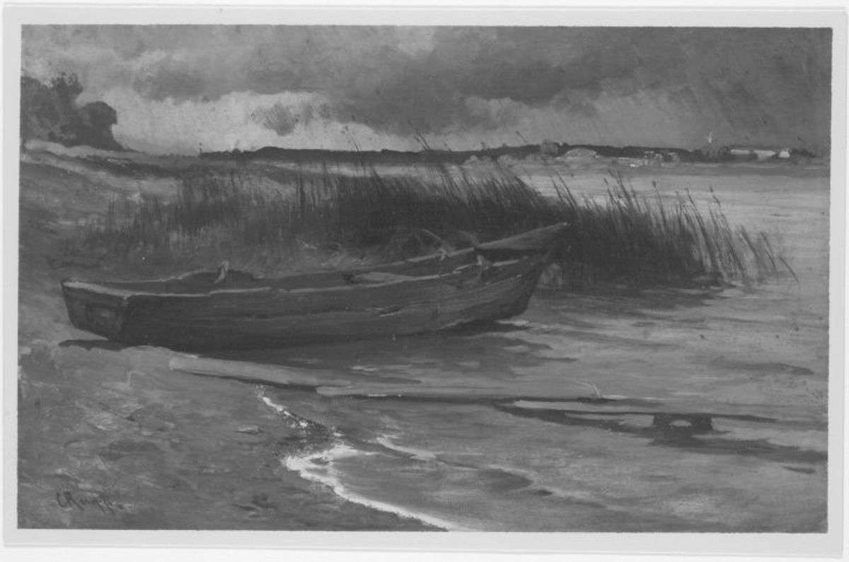 Aufziehendes Gewitter am Chiemsee