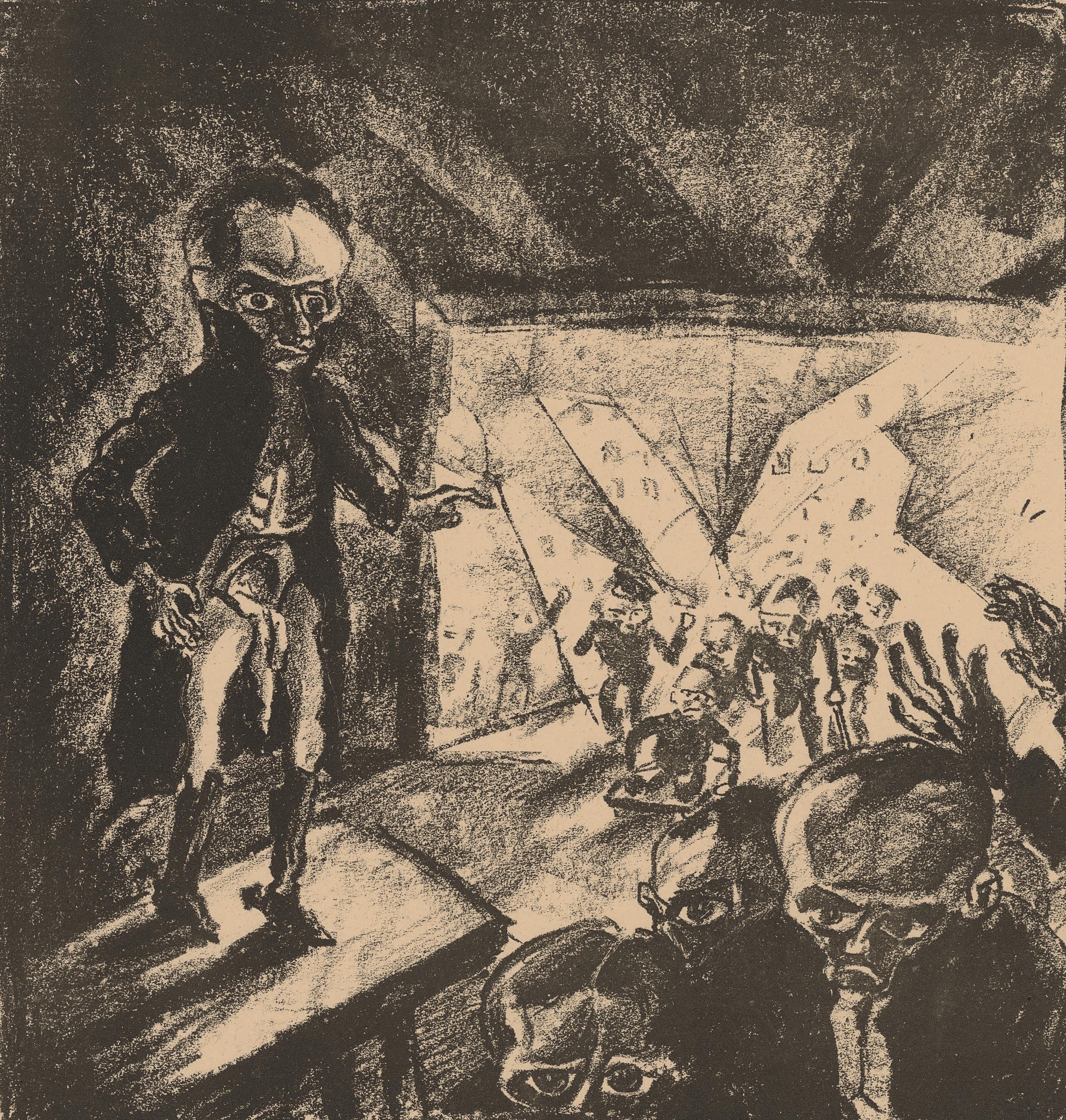 Zu Manfred Georg "Der Rebell", Blatt I
