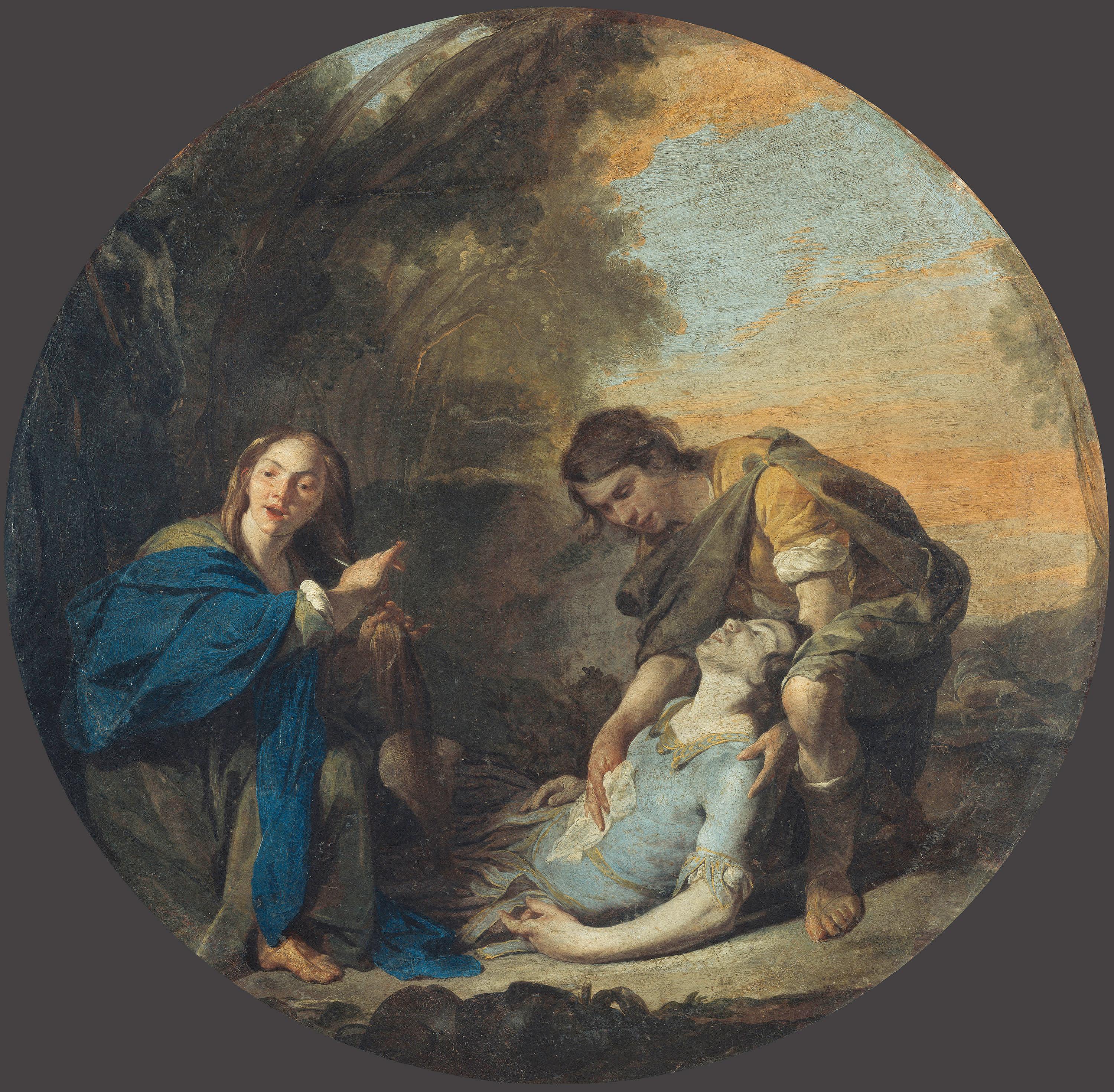 Erminia und der verwundete Tancred