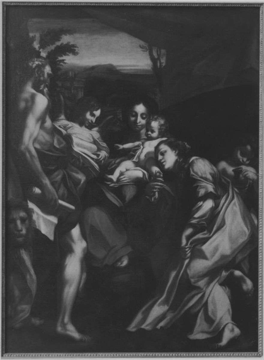 Madonna del S. Gerolamo (Maria mit Kind, hll. Maria Magdalena, Hieronymus und Engeln)