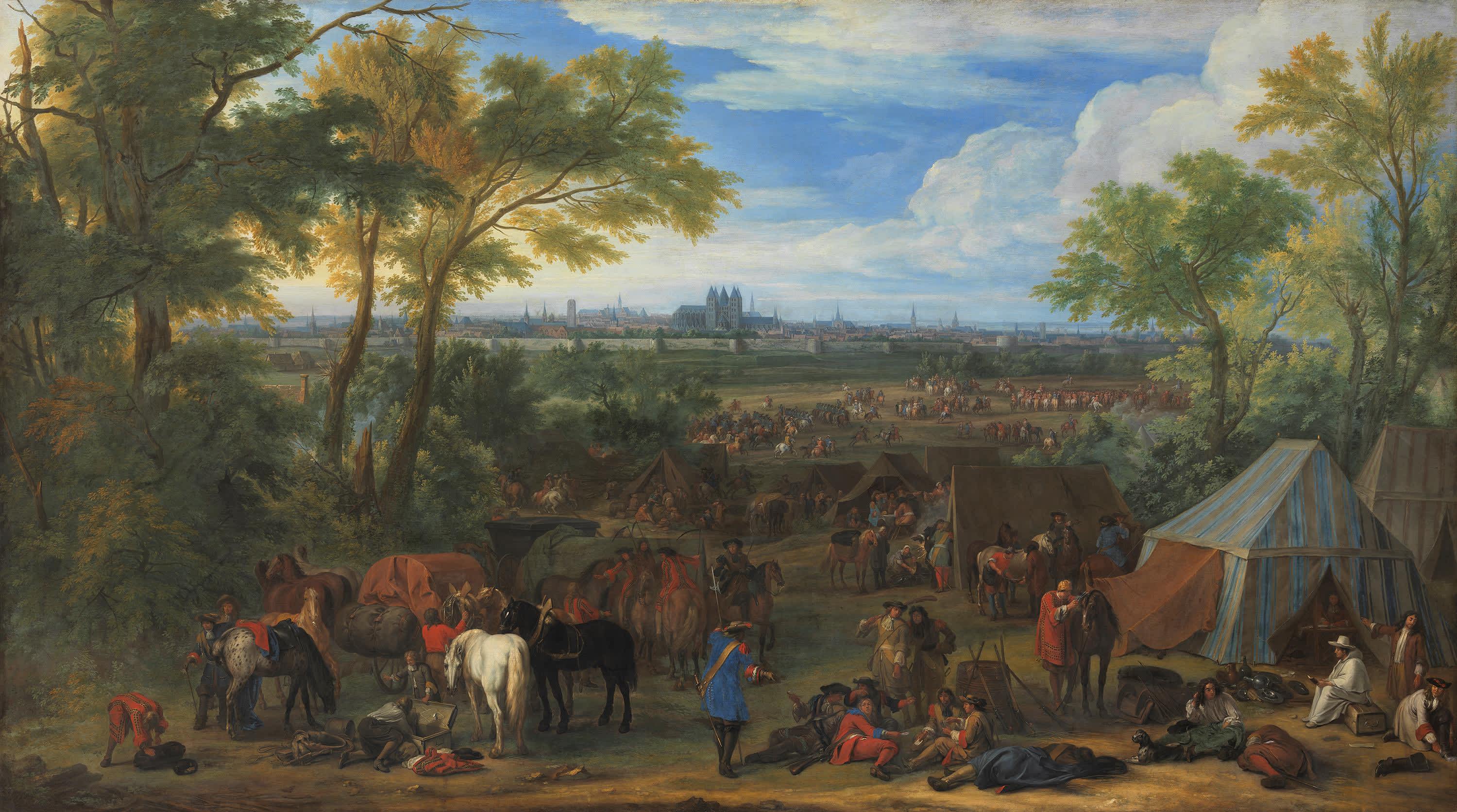Das Lager vor Tournai, 1667