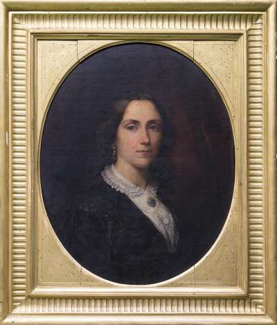 Die Ehefrau des Bildhauers Karl Voss, geb. Wolff