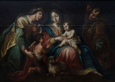Heilige Familie (Kopie nach dem Gnadenbild des Peter Candid in St. Anton, Mü.-Nr.7417)