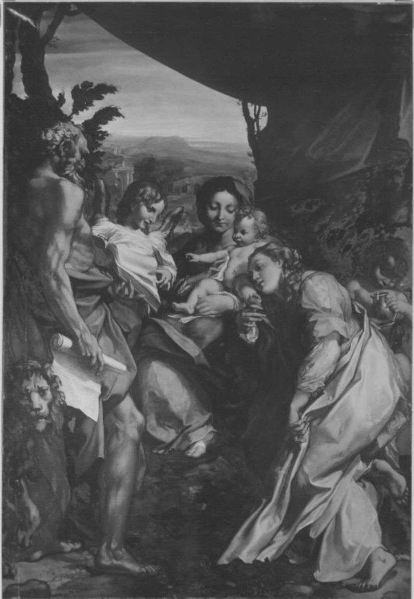 Die Madonna des hl. Hieronymus (nach Correggio)