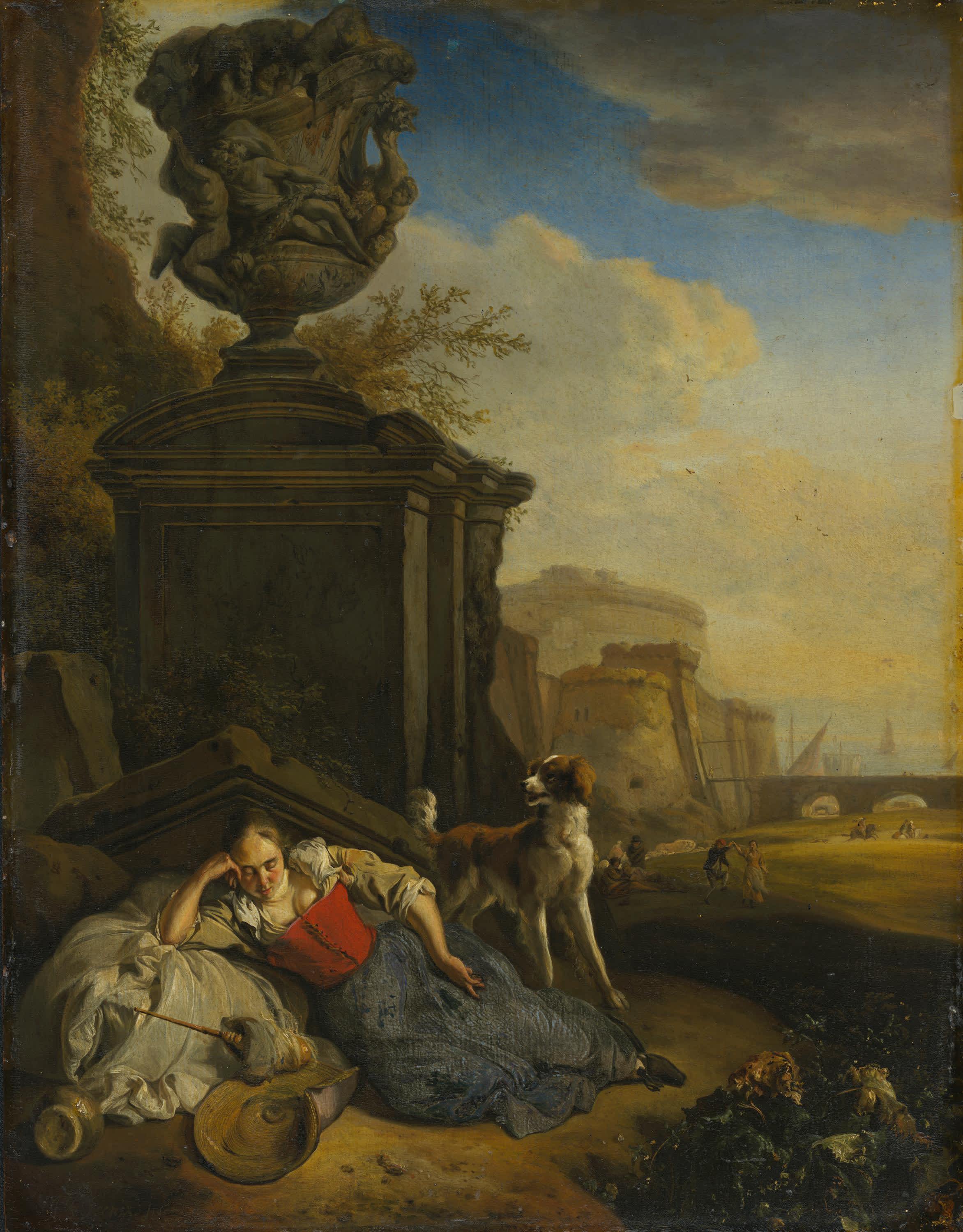 Schlafendes Mädchen