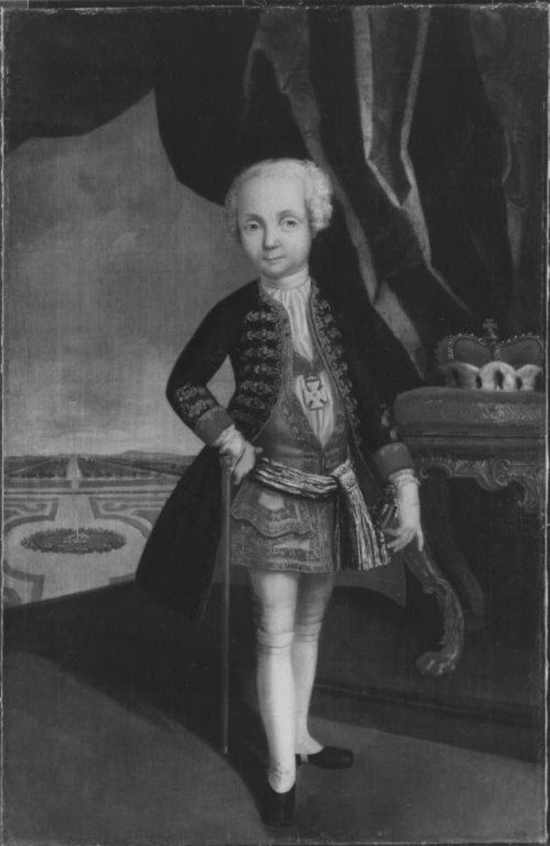 Kinderbildnis des Erbprinzen Karl Friedrich August von Brandenburg-Ansbach (1734-1737)